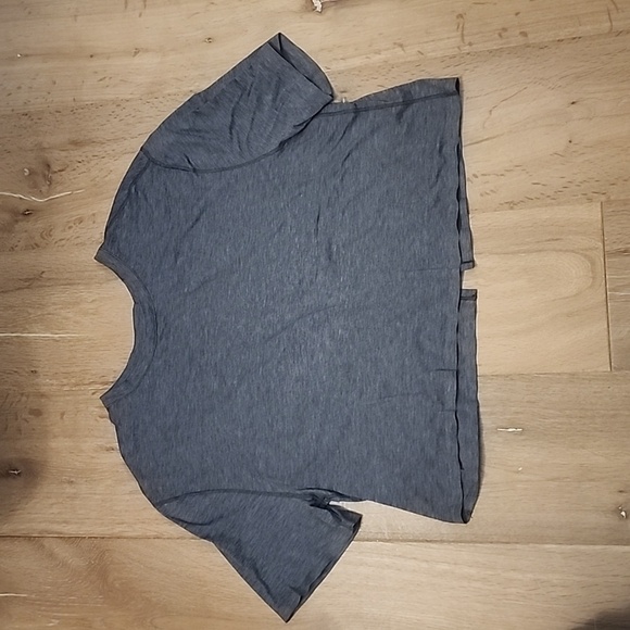 Lululemon Intended Crop Tee short sleeve boxy heathered gray 6? - Picture 5 of 5